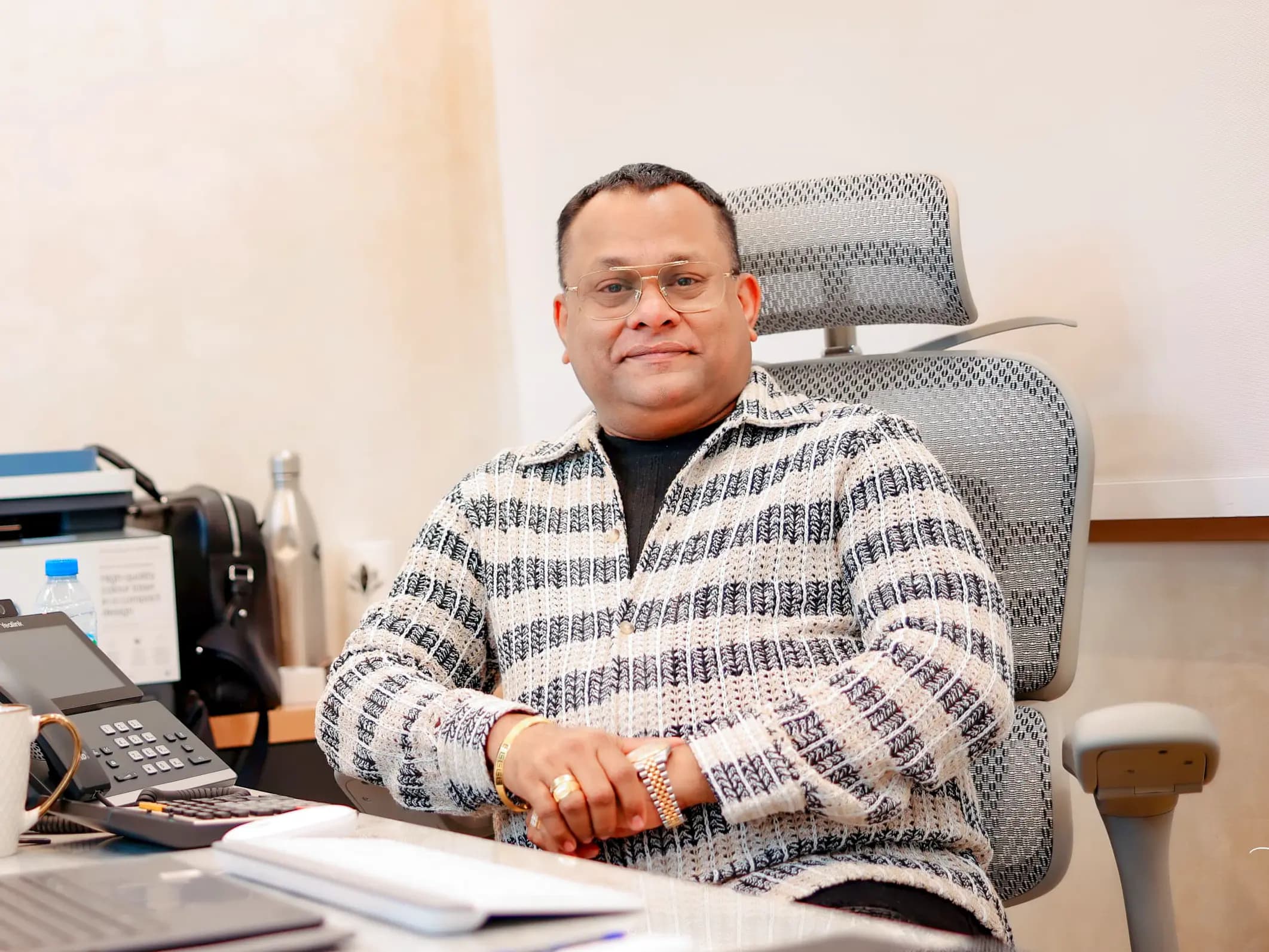 Chief Financial Officer of Maxline Globals Mr. Saji Thomas